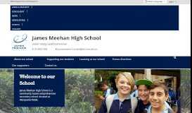 
							         James Meehan High School: Home								  
							    
