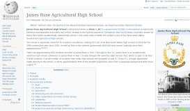 
							         James Ruse Agricultural High School - Wikipedia								  
							    