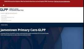 
							         Jamestown Primary Care-GLPP - Great Lakes Physician Practice								  
							    