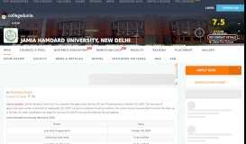 
							         Jamia Hamdard University Admission 2019 - Collegedunia								  
							    