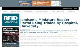 
							         Jamison's Miniature Reader Portal Being Trialed by Hospital ...								  
							    
