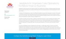 
							         Janalakshmi Financial Services - Salesforce.org								  
							    