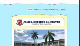 
							         JANE S. ROBERTS K-8 CENTER - JaneRoberts								  
							    