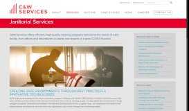 
							         Janitorial Services – C&W Services								  
							    