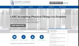 
							         Janney & Janney | Legal Support Service								  
							    