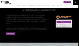 
							         Jansen Newman Institute (JNI) - Think Education								  
							    