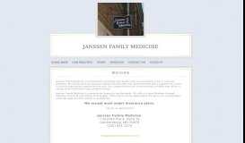 
							         Janssen Family Medicine								  
							    