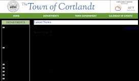 
							         January at the YC - Town of Cortlandt, NY News								  
							    