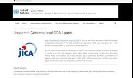 
							         Japanese Concessional ODA Loans | Support Measures Portal for ...								  
							    