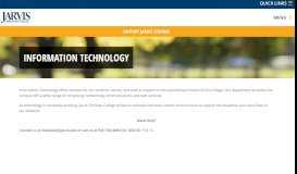 
							         Jarvis Technology - Jarvis Christian College								  
							    