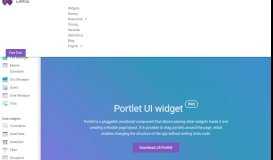 
							         JavaScript Portlet UI Widget for Web Apps Developers - Webix								  
							    