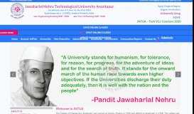 
							         Jawaharlal Nehru Technological University Anantapur: Home								  
							    