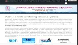 
							         Jawaharlal Nehru Technological University Hyderabad								  
							    