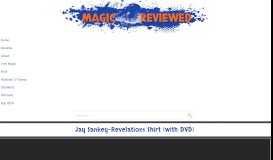 
							         Jay Sankey-Revelations Shirt (with DVD) - Magic Reviewed								  
							    