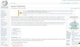 
							         Jazan University - Wikipedia								  
							    