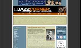 
							         JazzCorner.com - Jazz websites, jazz videos, jazz podcasts, jazz news ...								  
							    