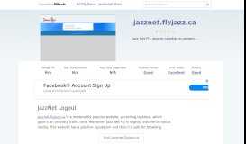 
							         Jazznet.flyjazz.ca website. JazzNet Logout.								  
							    