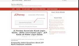 
							         JC Penney Associate Kiosk Login Guide - Jtime Launchpad Login ...								  
							    