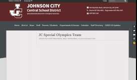 
							         JC Special Olympics Team - Johnson City Central School District								  
							    