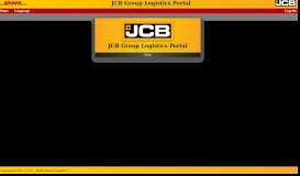 
							         JCB Group Logistics Portal - DHL								  
							    