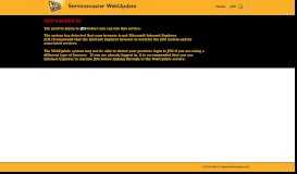 
							         JCB Servicemaster WebUpdate Help								  
							    