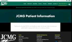 
							         JCMG Patient Information - JCMG								  
							    