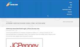 
							         JCPenney Associate Kiosk Login | JTime | Access now								  
							    