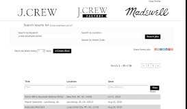
							         Jcrew Employee Portal - J.Crew Group, Inc. Jobs - Jobs at J.Crew								  
							    
