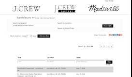 
							         Jcrew Talent Success Factors - Jobs at J.Crew								  
							    