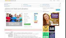
							         Jdomni : Website stats and valuation								  
							    