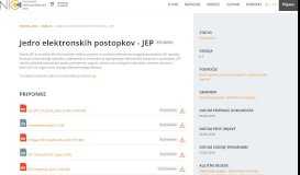 
							         Jedro elektronskih postopkov - JEP | Izdelki | Portal NIO								  
							    
