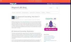 
							         JEE Advanced Counseling: How Does It Work? - Magoosh JEE Blog								  
							    
