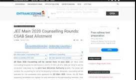 
							         JEE Main 2019 Counselling Rounds: Result by JoSAA/NTA -								  
							    