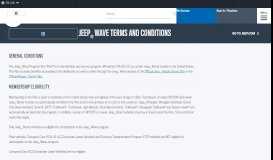 
							         Jeep® Wave Terms And Conditions - Mopar								  
							    
