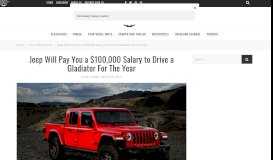
							         Jeep Will Pay You a $100000 Salary to Drive a ... - Expedition Portal								  
							    