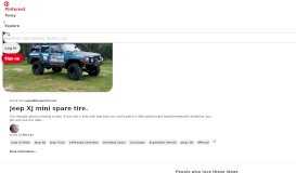 
							         Jeep XJ mini spare tire. Expedition Portal | xj | Jeep, Jeep xj, Jeep ...								  
							    