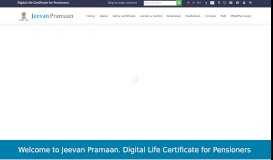 
							         Jeevan Pramaan :: Life Certificate for Pensioners ** DeitY ...								  
							    