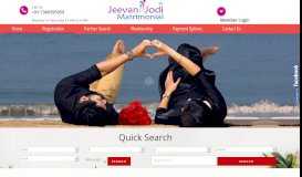 
							         Jeevanjodimatrimonial | Matrimonial Portal in India | Find your Soulmate								  
							    