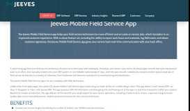 
							         Jeeves Mobile Field Service App | Jeeves ERP								  
							    
