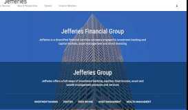 
							         Jefferies - A Diversified Financial Services Company								  
							    