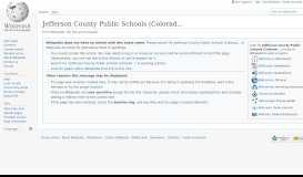 
							         Jefferson County Public Schools (Colorado) - Wikipedia								  
							    