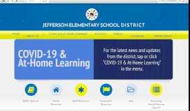 
							         Jefferson Elementary School District								  
							    