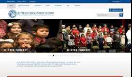 
							         Jefferson Elementary School / Homepage								  
							    