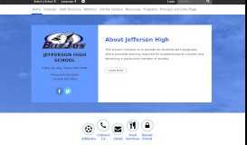 
							         Jefferson High School: Home								  
							    