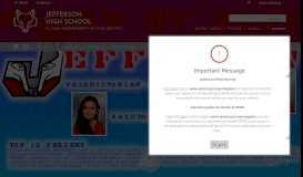 
							         Jefferson High School / Homepage - episd								  
							    