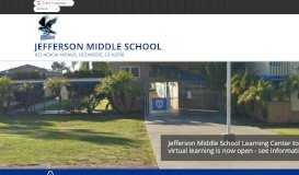 
							         Jefferson Middle School - Oceanside								  
							    