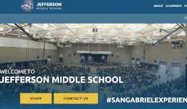 
							         Jefferson Middle School - San Gabriel								  
							    