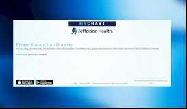 
							         Jefferson - MyChart - Login Page								  
							    