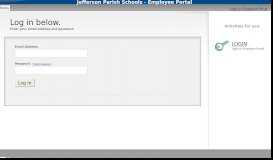 
							         Jefferson Parish Public School System - Employee Portal								  
							    