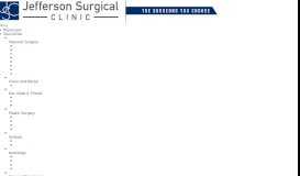 
							         Jefferson Surgical Clinic Interventional Center | Jefferson Surgical Clinic								  
							    